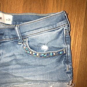 Hollister jean shorts